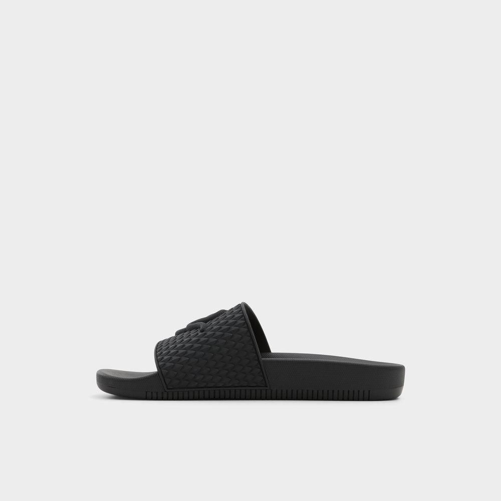 Black Kedau Black Men's Slides - Slide sandal | Aldo