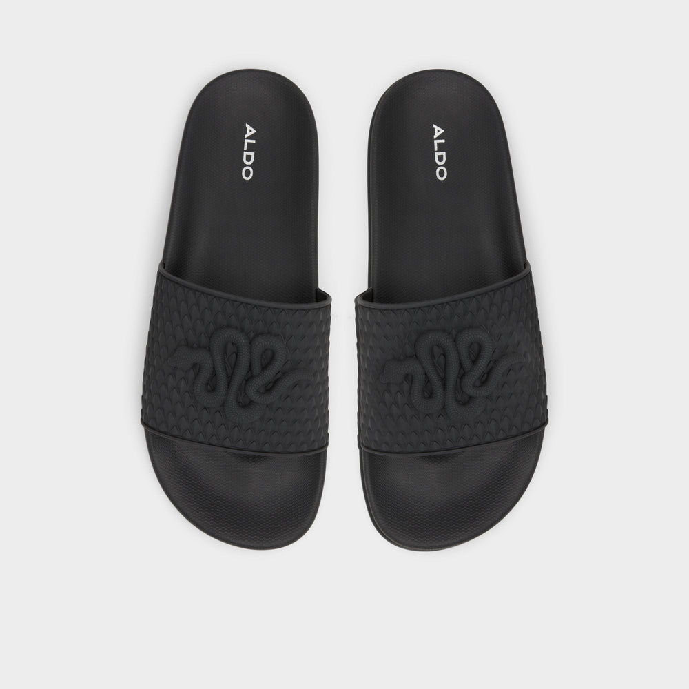 Black Kedau Black Men's Slides - Slide sandal | Aldo