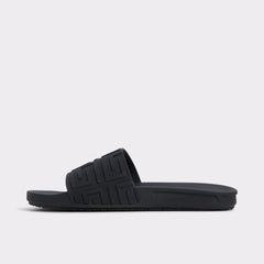 Black Atrani Black Men's Slides - Slide sandal | Aldo