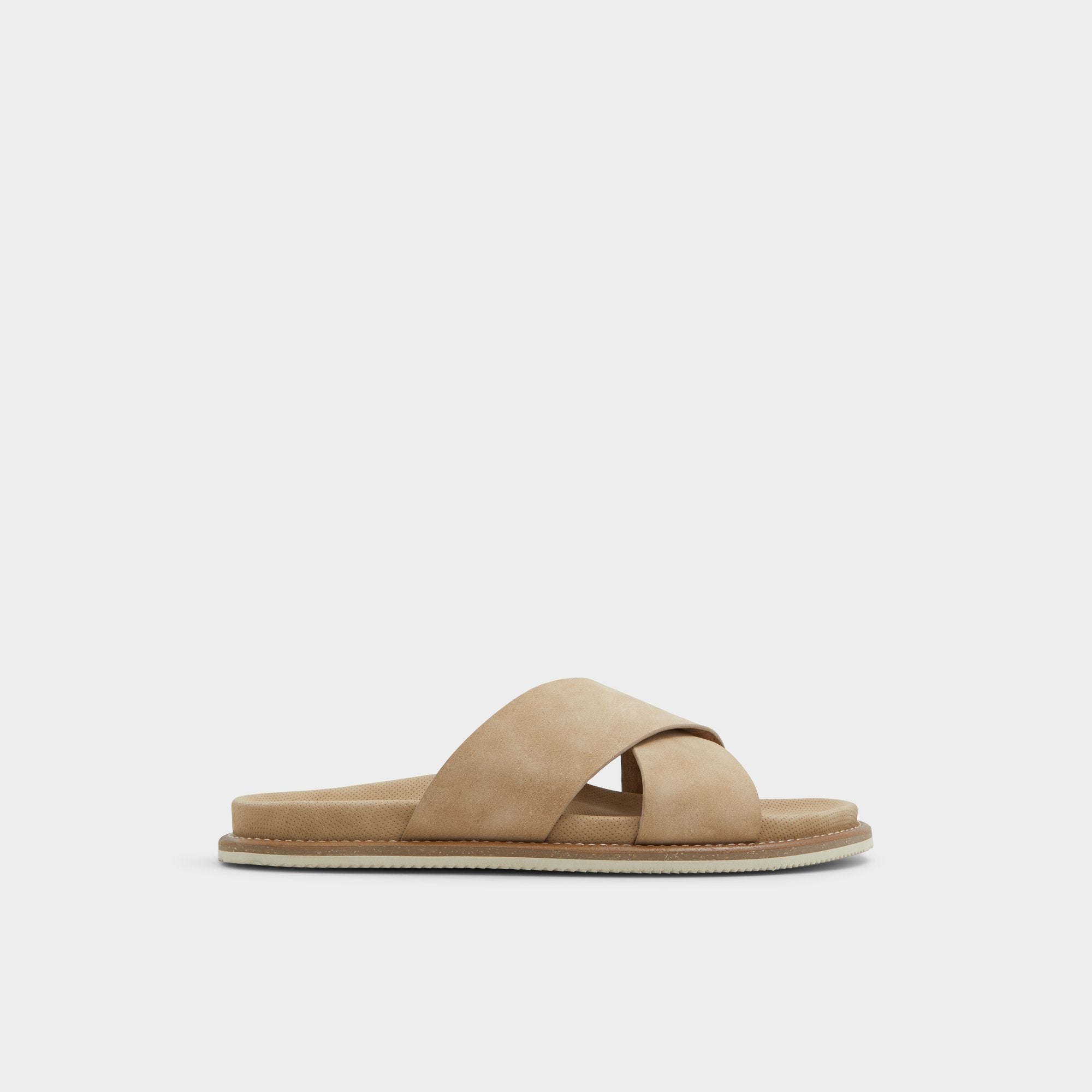 Beige Marrin Beige Men's Slides - Slide sandal | Aldo