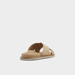 Beige Marrin Beige Men's Slides - Slide sandal | Aldo