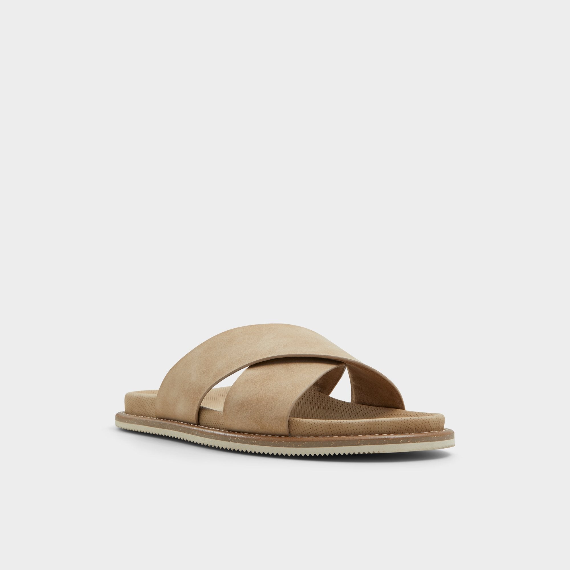 Beige Marrin Beige Men's Slides - Slide sandal | Aldo