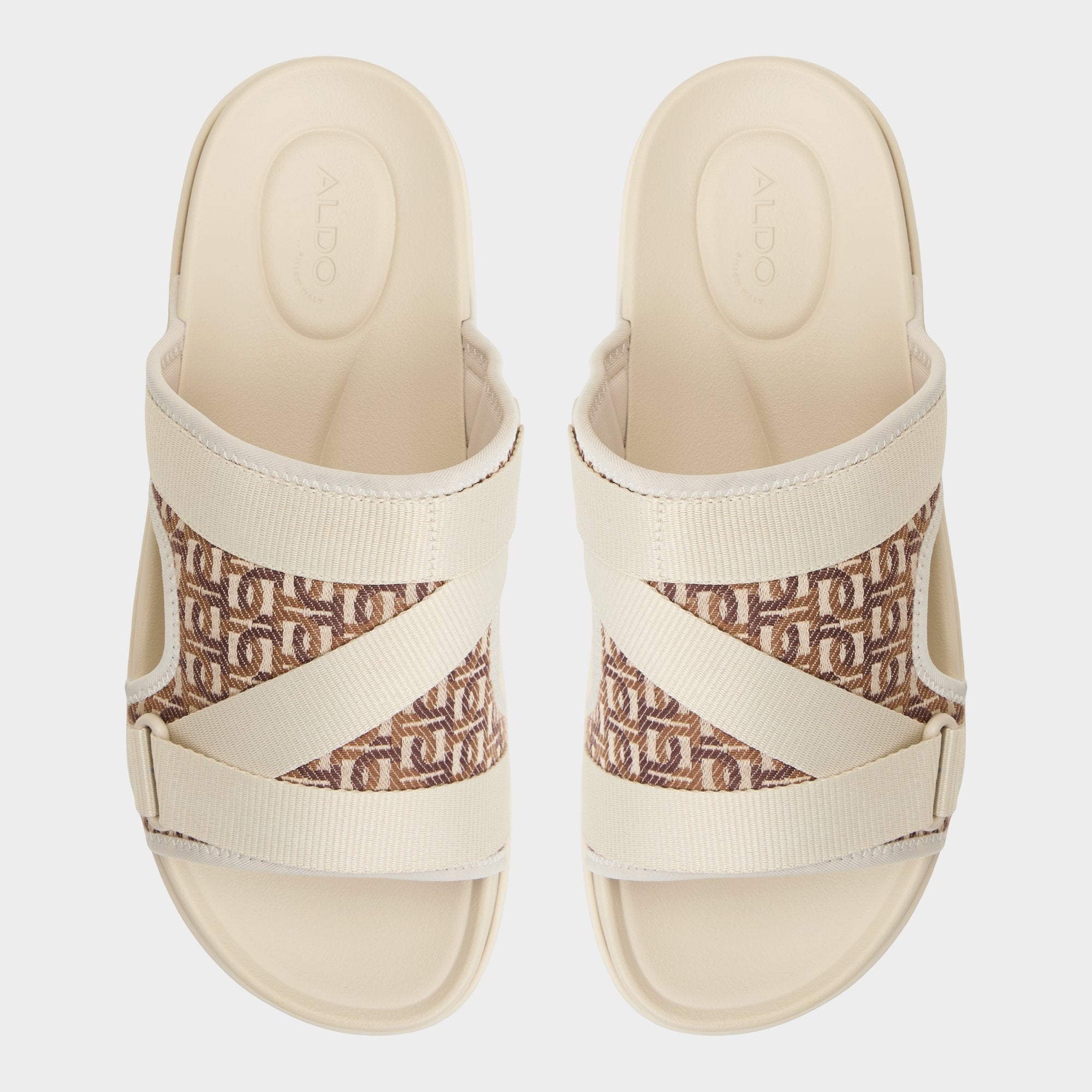 Medium beige Deniels Medium Beige Men's Slides - Slide sandal | Aldo
