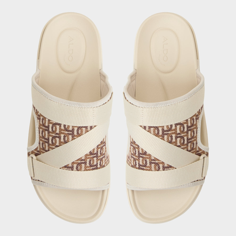 Medium beige Deniels Medium Beige Men's Slides - Slide sandal | Aldo