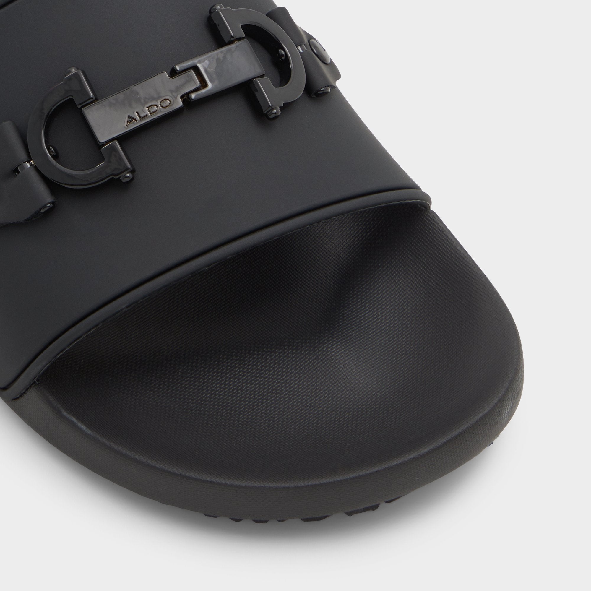 Black Loungeslide Black Men's Slides - Slide sandal | Aldo