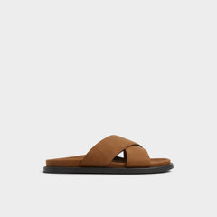 Cognac Marrin Cognac Men's Slides - Slide sandal | Aldo