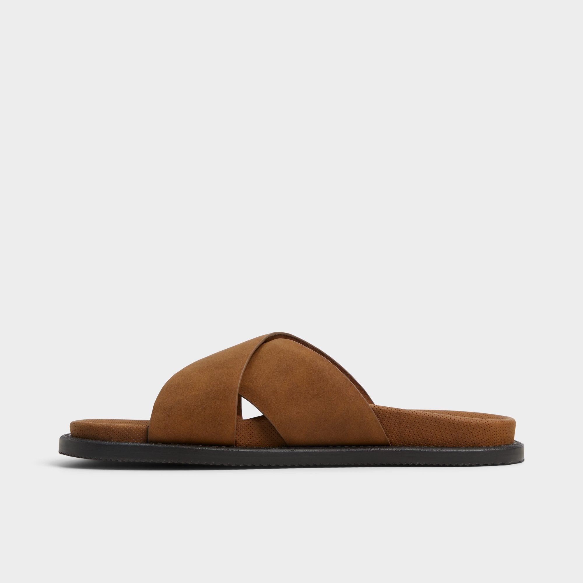 Cognac Marrin Cognac Men's Slides - Slide sandal | Aldo