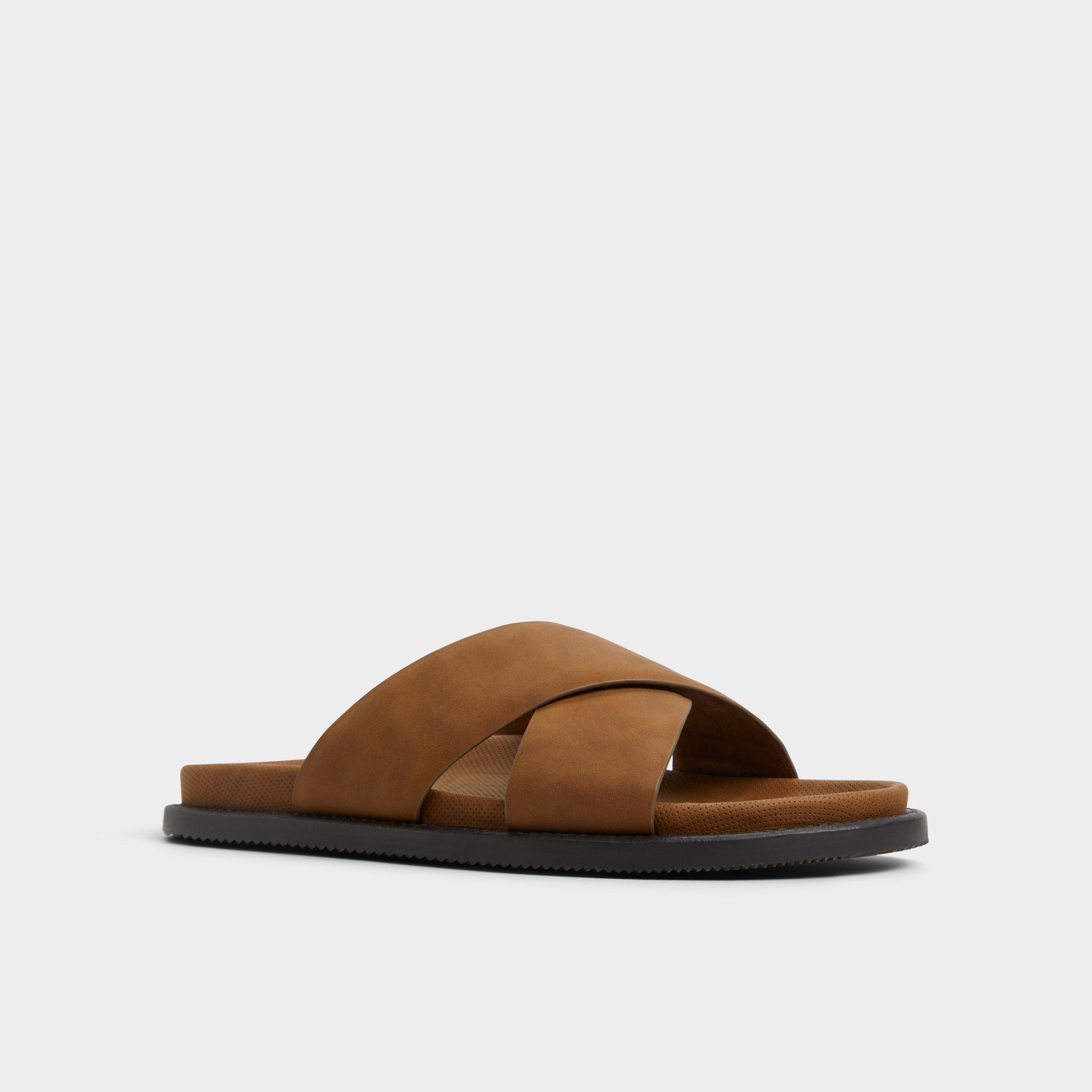 Cognac Marrin Cognac Men's Slides - Slide sandal | Aldo