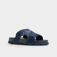Other navy Deniels Other Navy Men's Slides - Slide sandal | Aldo