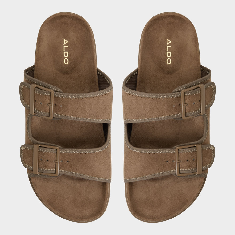 Light brown Sunnyside Light Brown Men's Slides - Slide sandal | Aldo