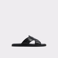 Open black Olino Open Black Men's Slides - Slide sandal | Aldo