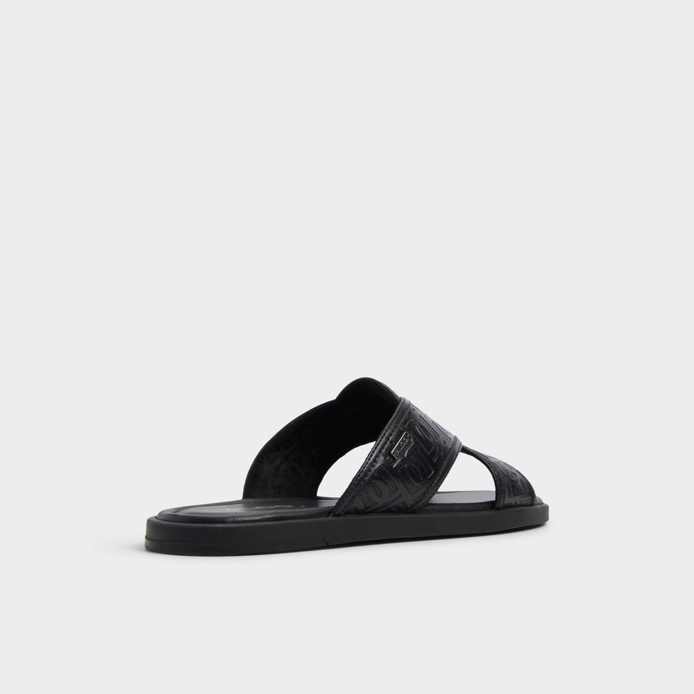Open black Olino Open Black Men's Slides - Slide sandal | Aldo