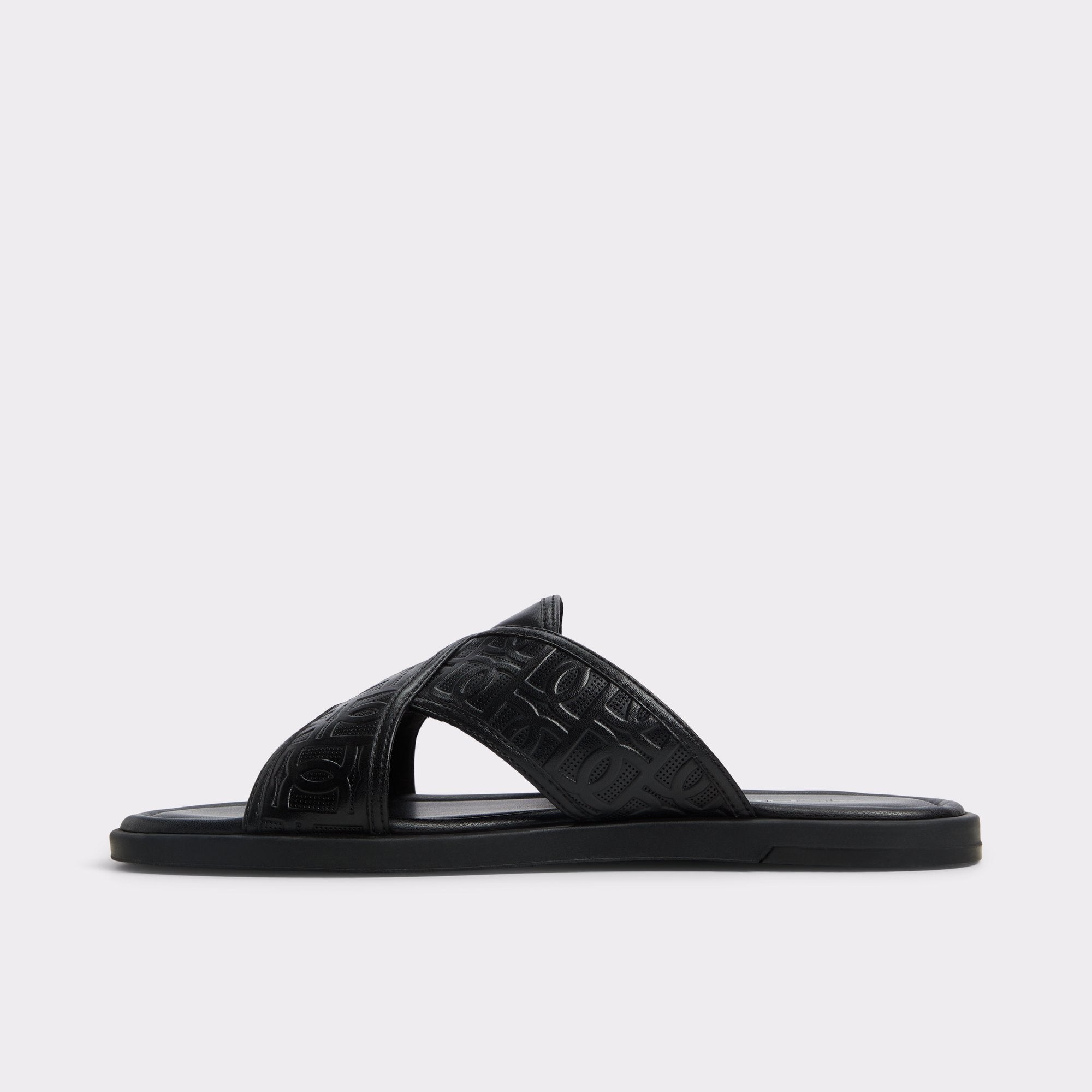 Open black Olino Open Black Men's Slides - Slide sandal | Aldo