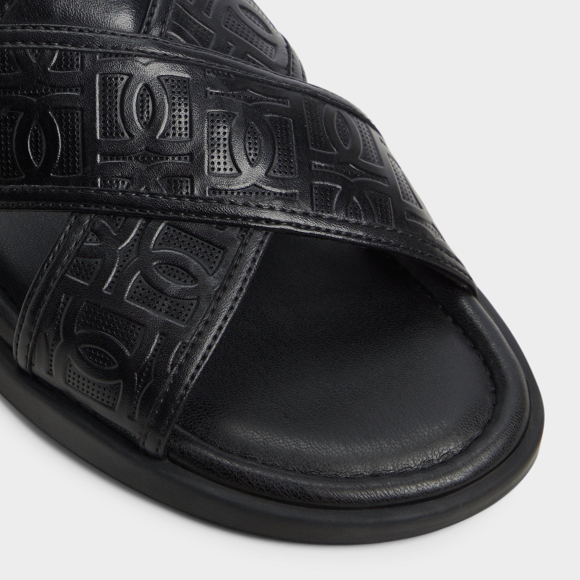Open black Olino Open Black Men's Slides - Slide sandal | Aldo