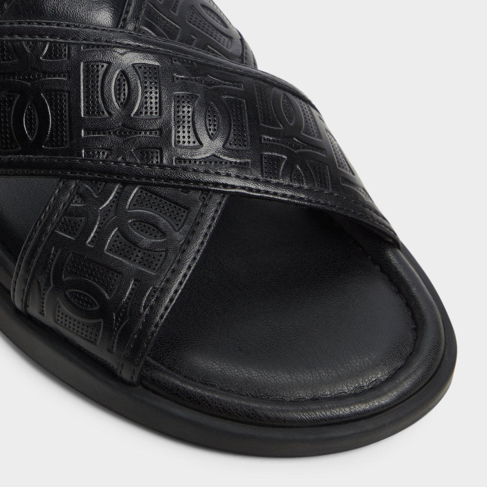 Open black Olino Open Black Men's Slides - Slide sandal | Aldo