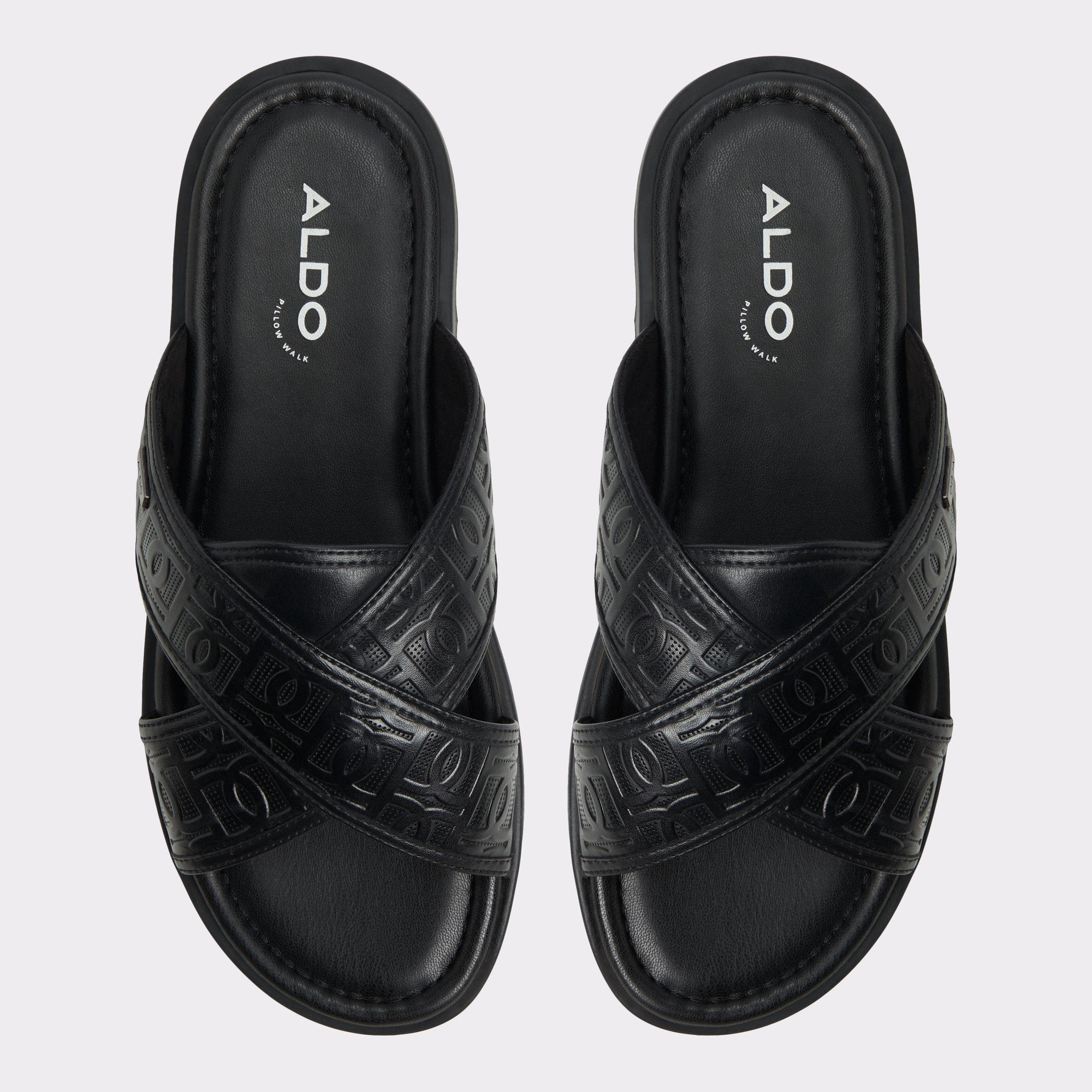 Open black Olino Open Black Men's Slides - Slide sandal | Aldo