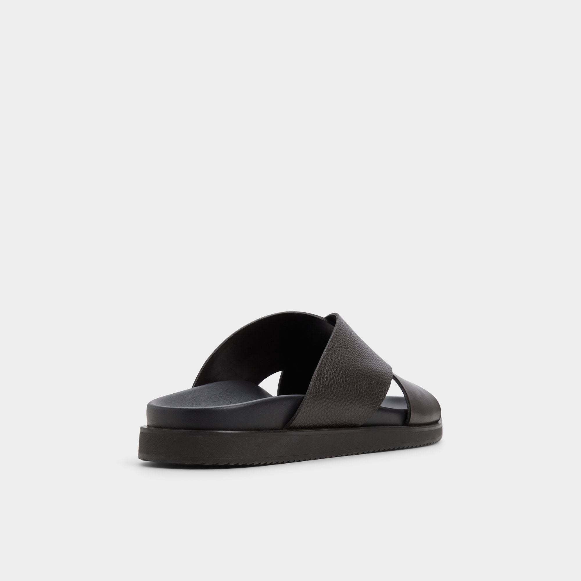 Dark brown Darley Dark Brown Men's Sandals & Slides - Strappy flat sandal | Aldo