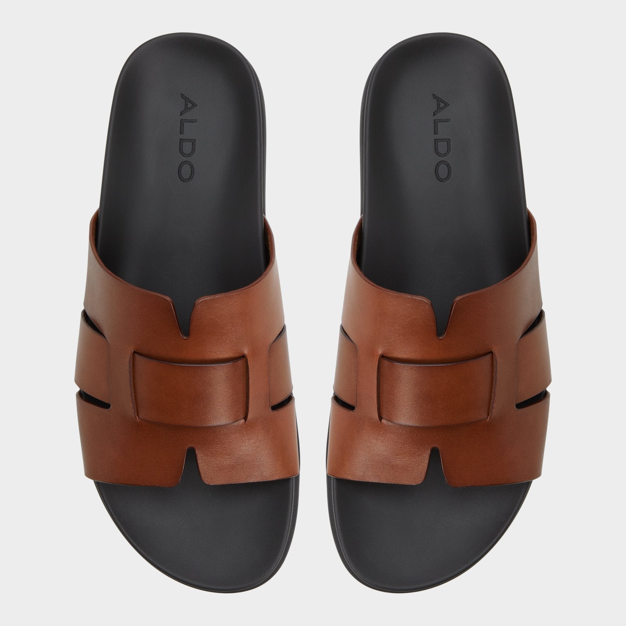 Cognac Padien Cognac Men's Sandals & Slides - Slide sandal | Aldo