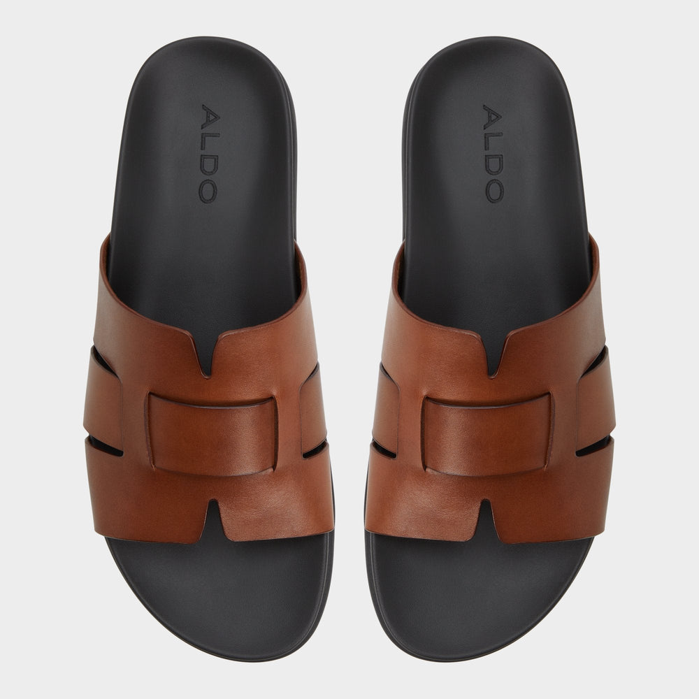 Cognac Padien Cognac Men's Sandals & Slides - Slide sandal | Aldo