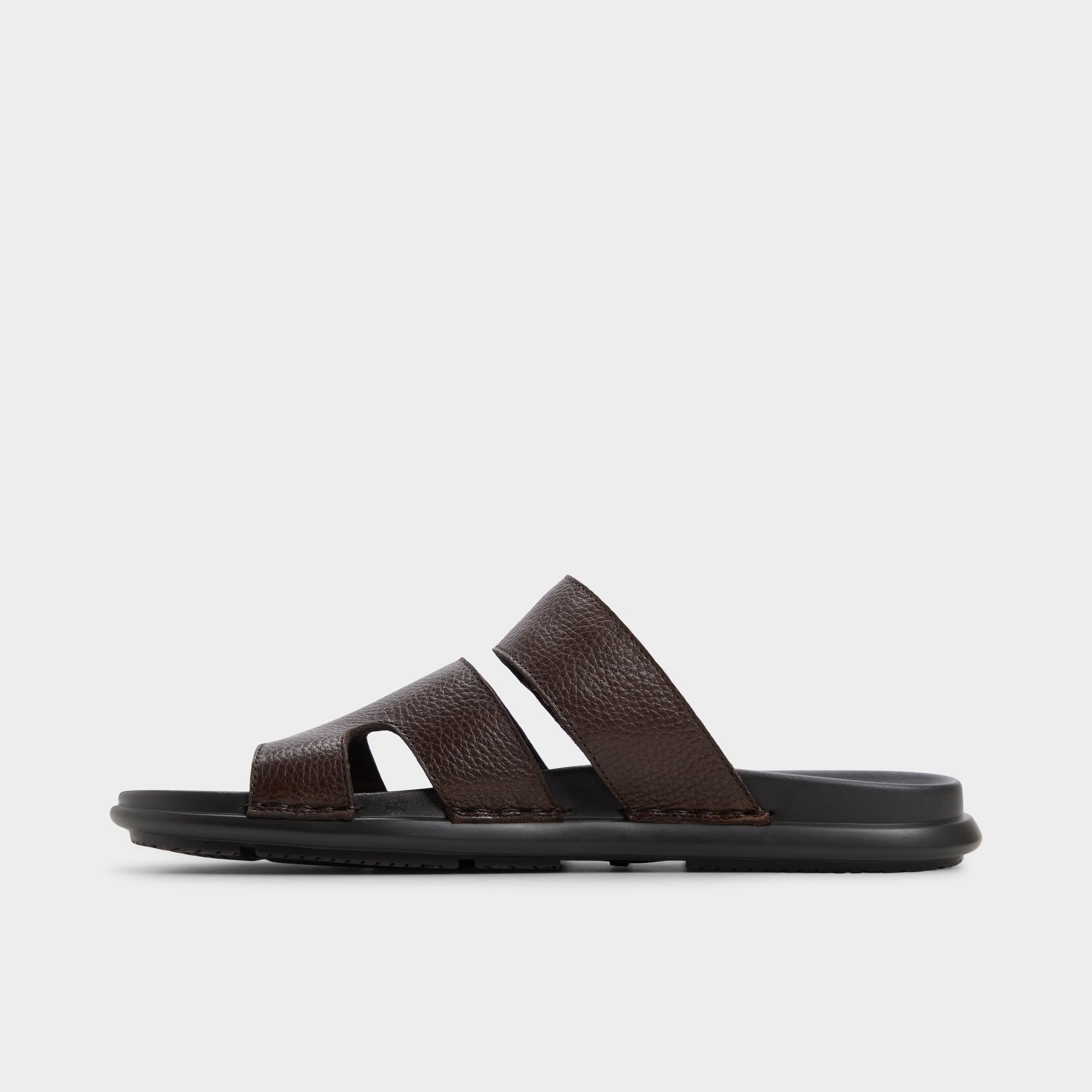 Dark Brown Windham Dark Brown Men's Sandals & Slides - Slide sandal | Aldo