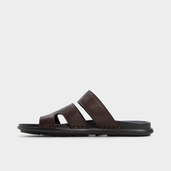 Dark Brown Windham Dark Brown Men's Sandals & Slides - Slide sandal | Aldo