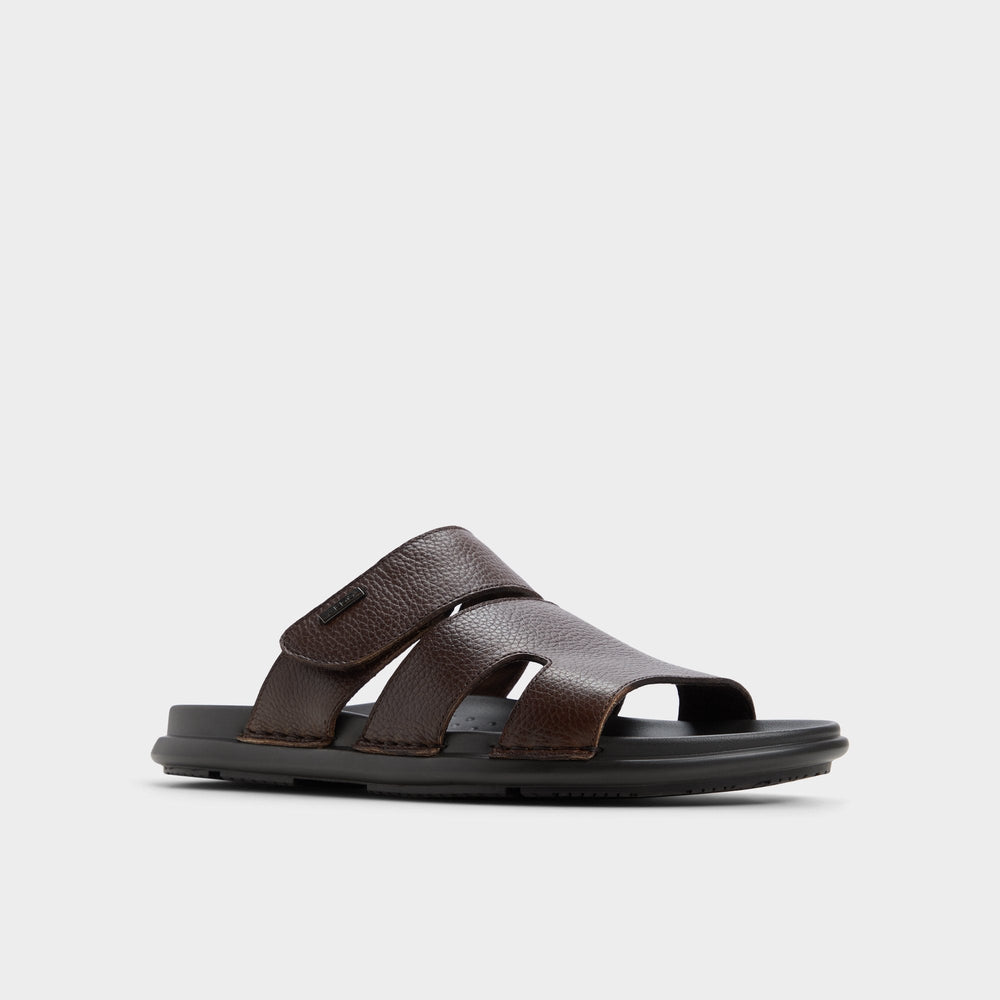 Dark Brown Windham Dark Brown Men's Sandals & Slides - Slide sandal | Aldo