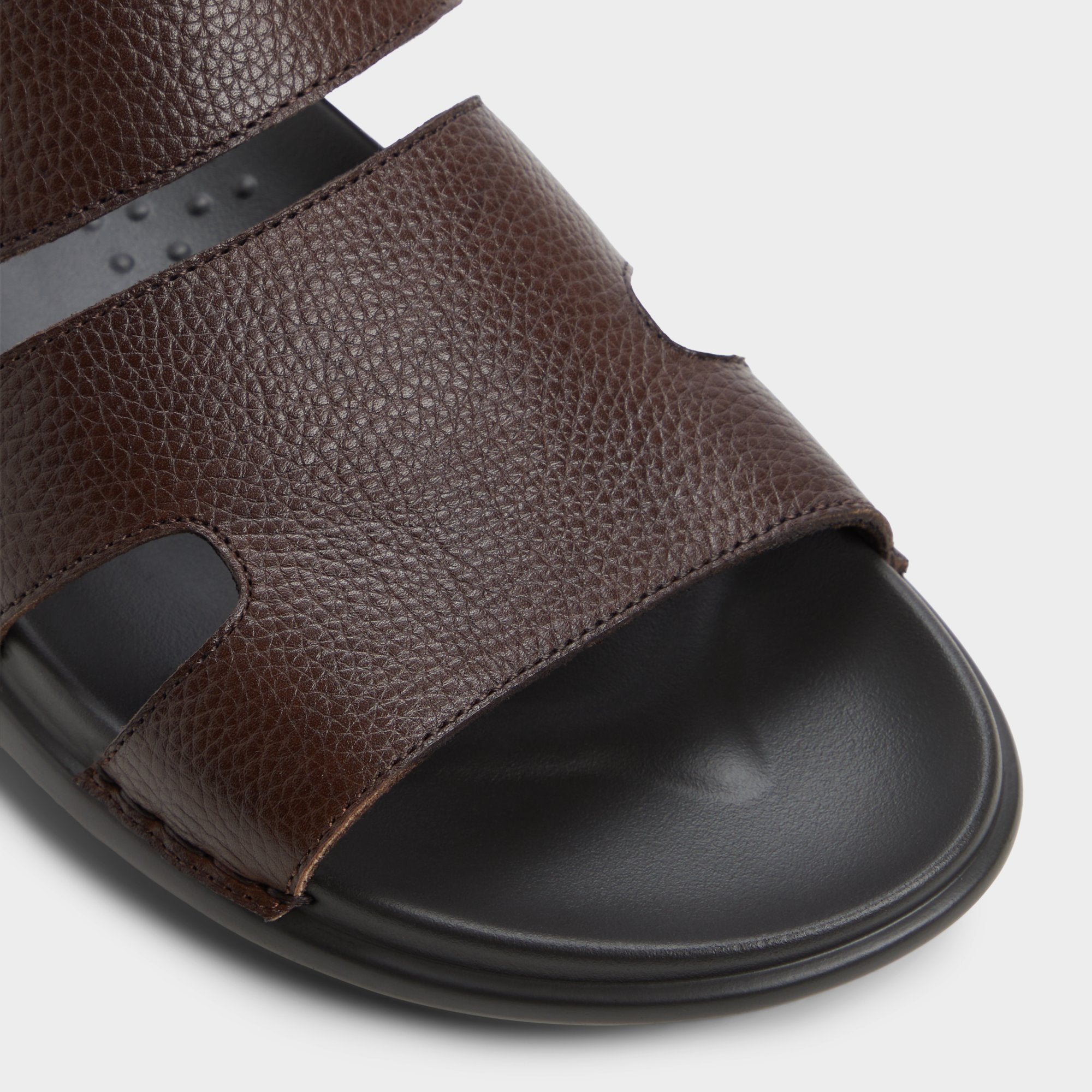 Dark Brown Windham Dark Brown Men's Sandals & Slides - Slide sandal | Aldo