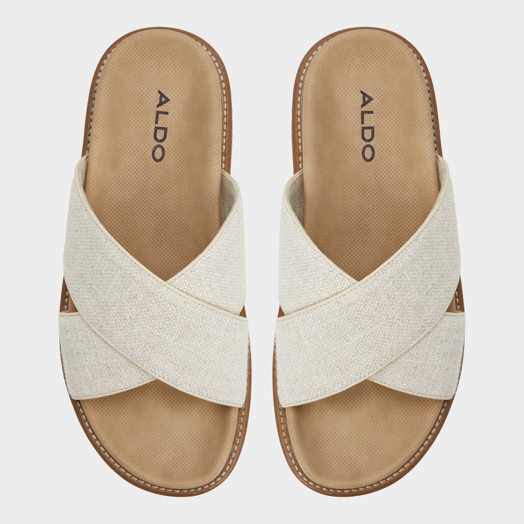 Open Beige Marrin Open Beige Men's Slides - Slide sandal | Aldo