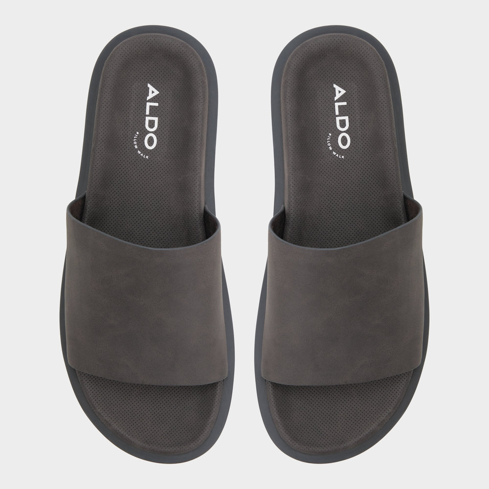 Brown Galesa Brown Men's Slides - Slide sandal | Aldo