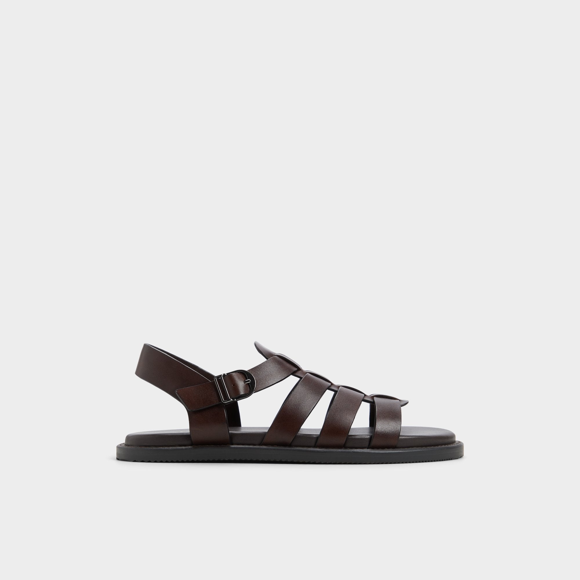 Dark Brown Warley Dark Brown Men's Sandals & Slides - Strappy flat sandal | Aldo