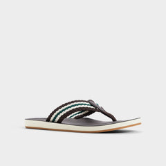 Dark Brown Adede Dark Brown Men's Flip flops - Flip flop | Aldo