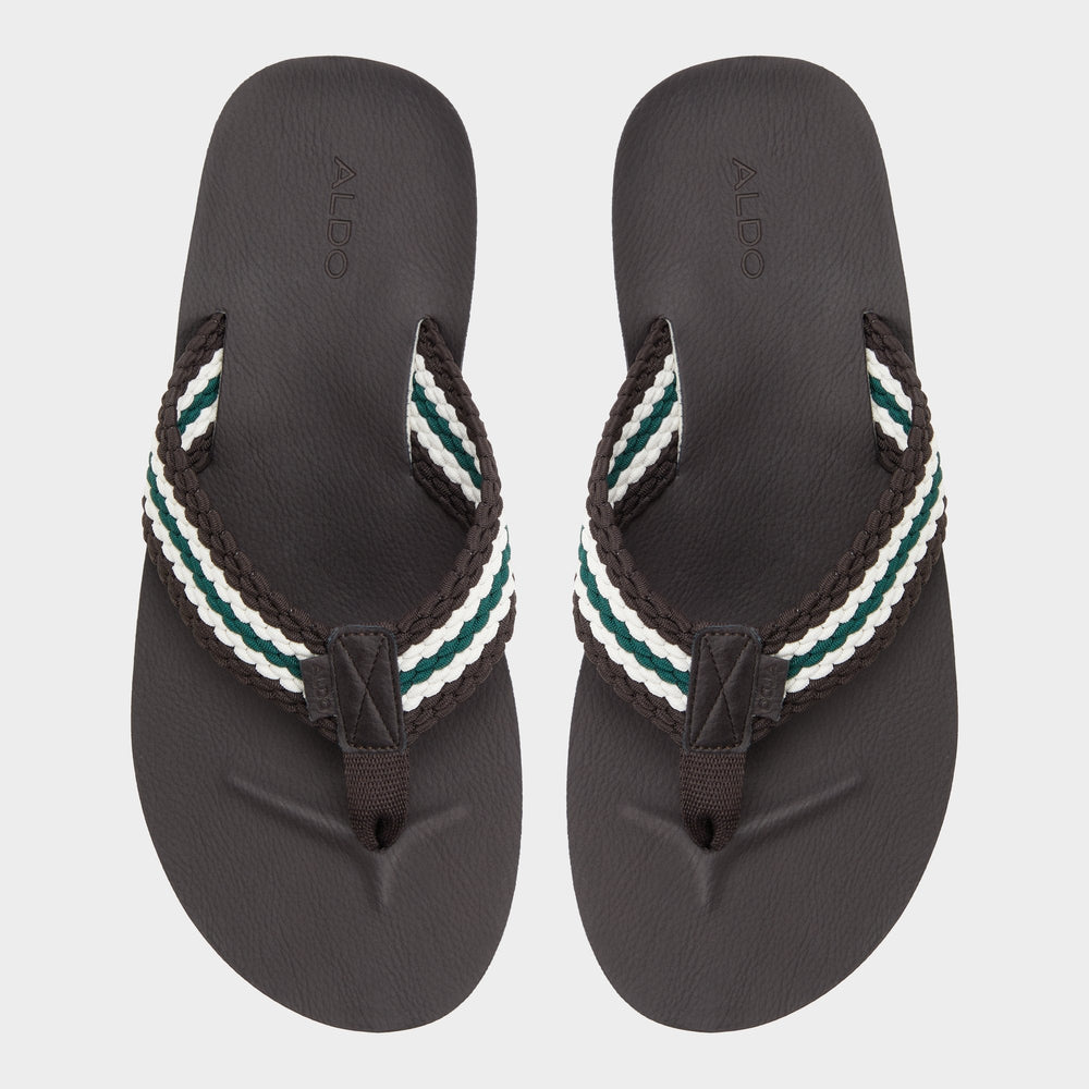Dark Brown Adede Dark Brown Men's Flip flops - Flip flop | Aldo