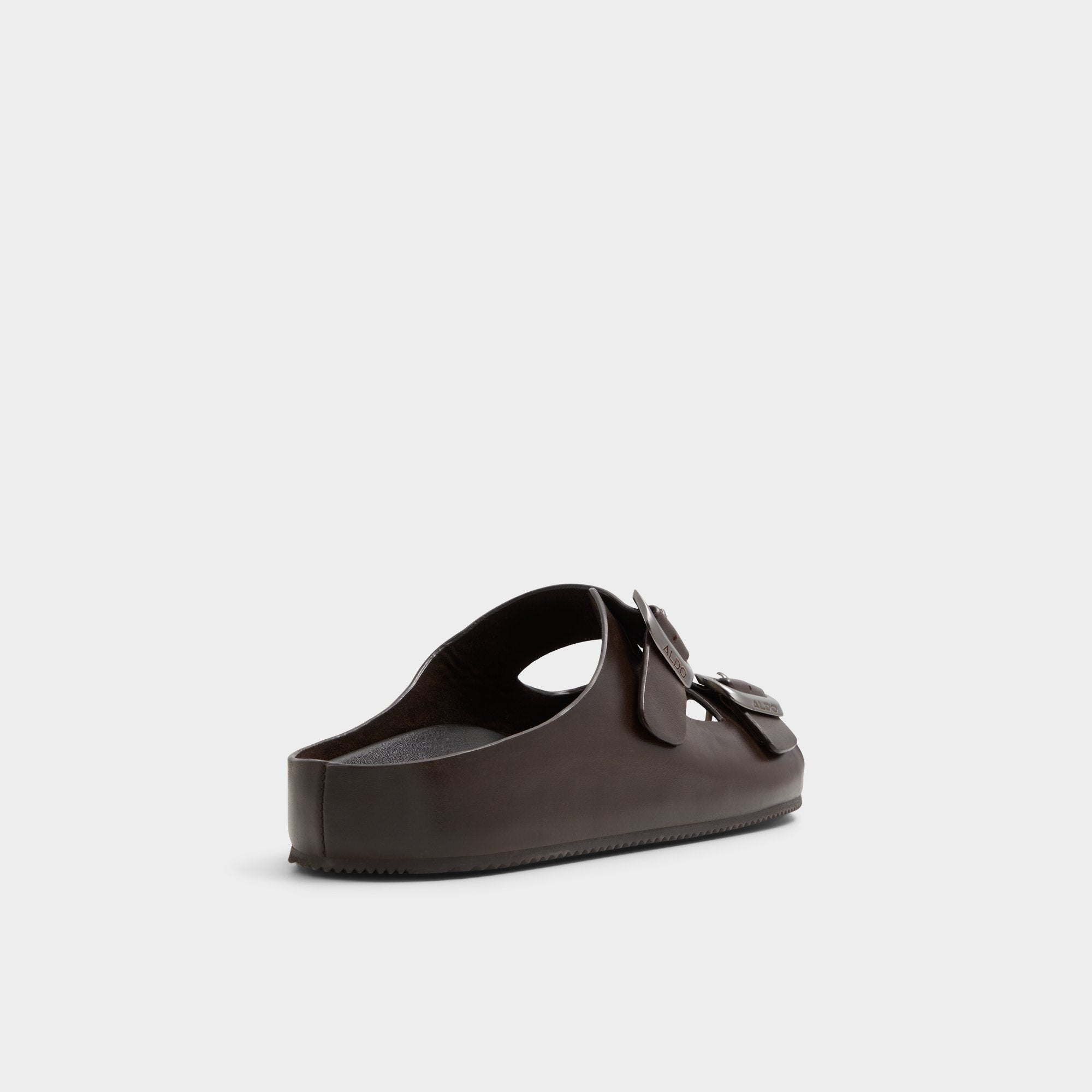 Dark Brown Kennebunk Dark Brown Men's Slides - Slide sandal | Aldo