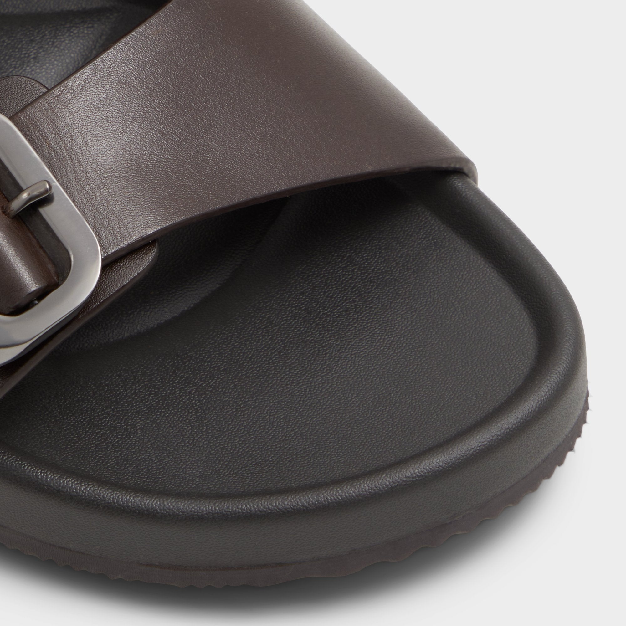 Dark Brown Kennebunk Dark Brown Men's Slides - Slide sandal | Aldo