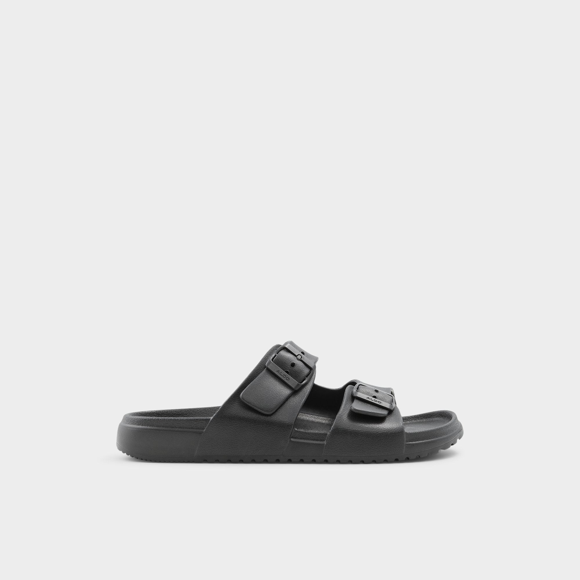 Black Hideo Black Men's Slides - Slide sandal | Aldo