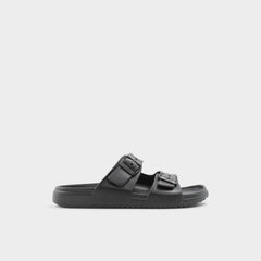 Black Hideo Black Men's Slides - Slide sandal | Aldo