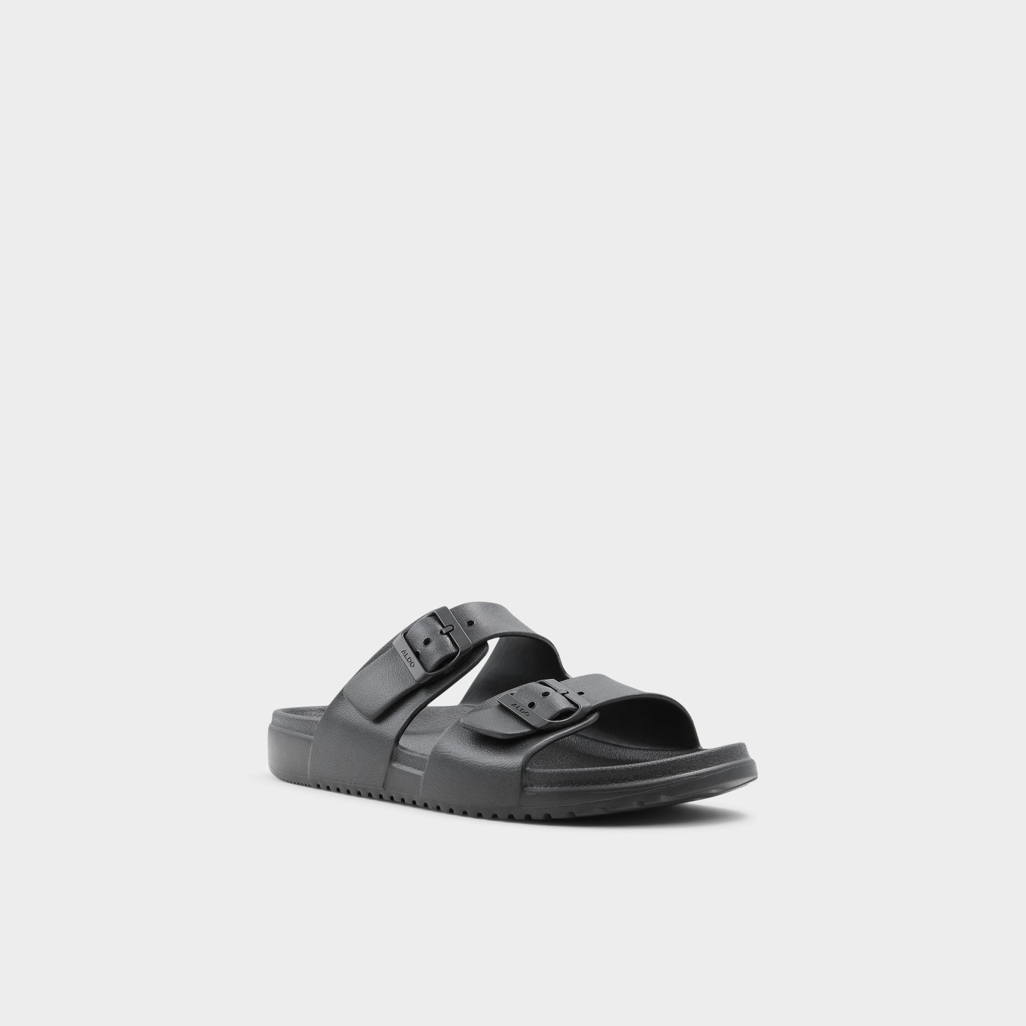 Black Hideo Black Men's Slides - Slide sandal | Aldo