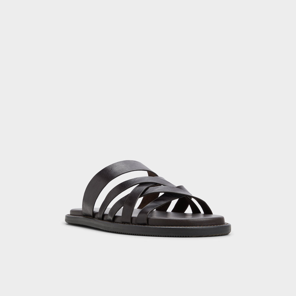 Brown Haniff Brown Men's Sandals & Slides - Strappy flat sandal | Aldo