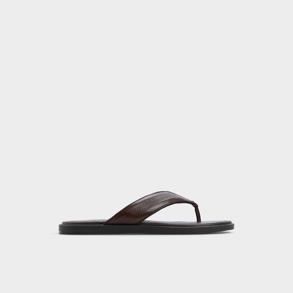 Dark Brown Tazzo Dark Brown Men's Flip flops - Flip flop | Aldo