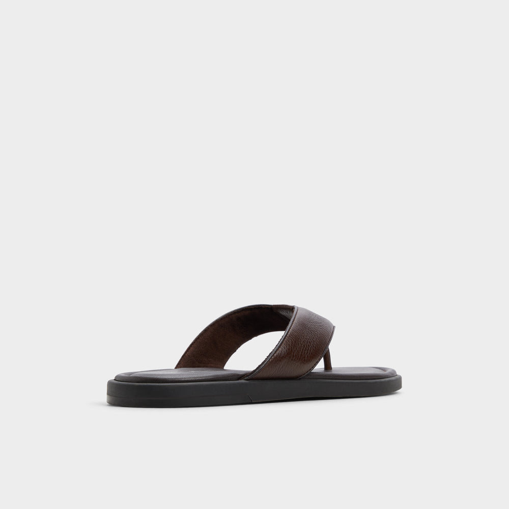 Dark Brown Tazzo Dark Brown Men's Flip flops - Flip flop | Aldo