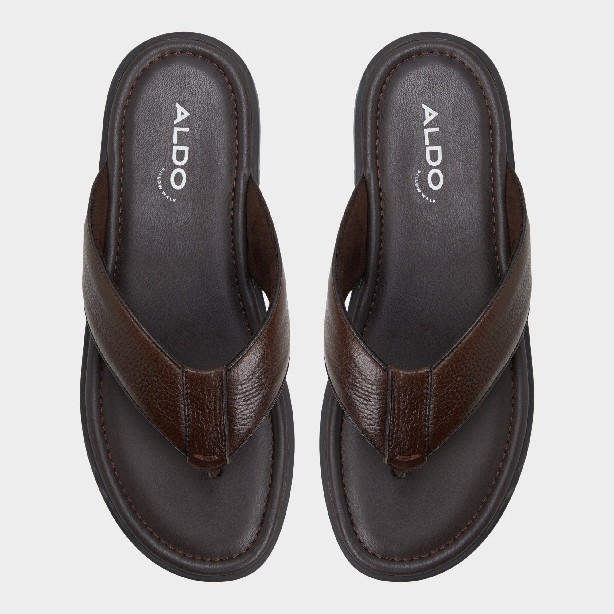 Dark Brown Tazzo Dark Brown Men's Flip flops - Flip flop | Aldo