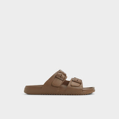 Light Brown Hideo Light Brown Men's Slides - Slide sandal | Aldo