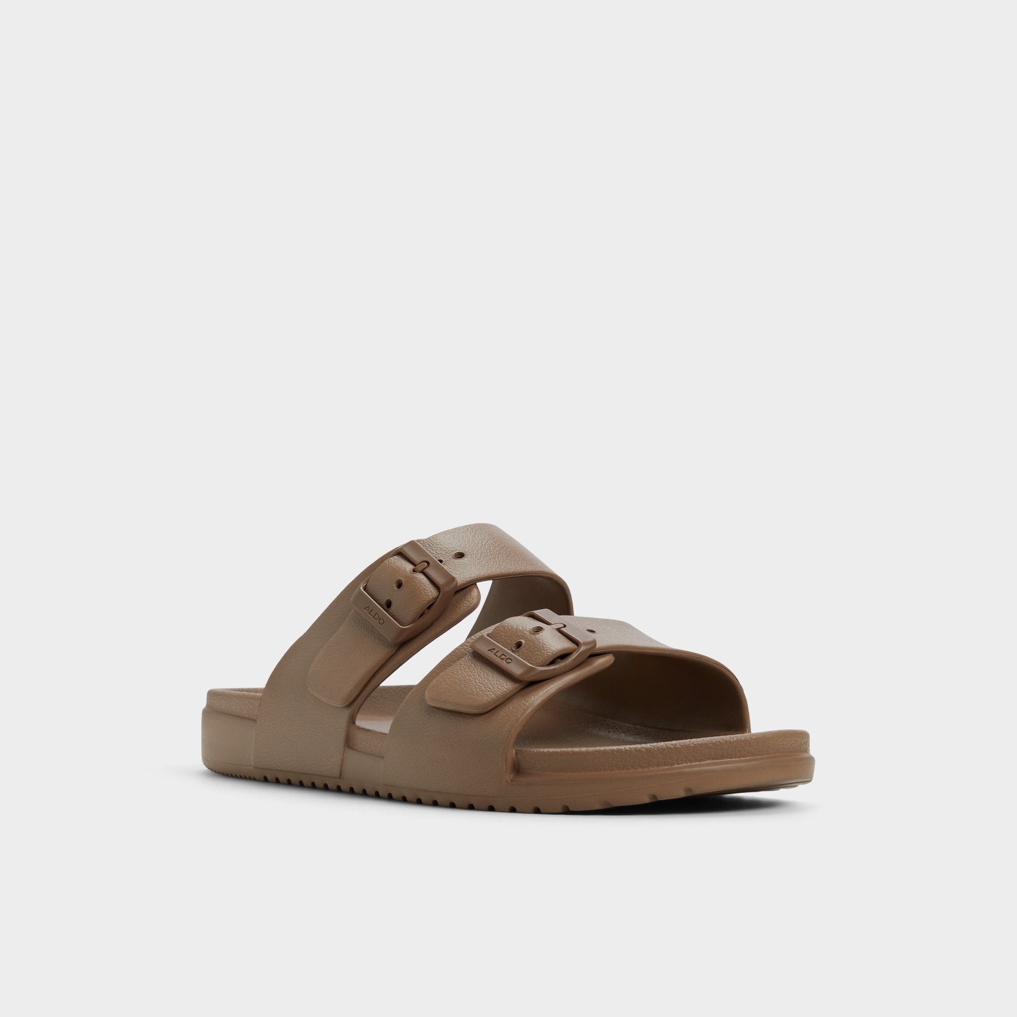 Light Brown Hideo Light Brown Men's Slides - Slide sandal | Aldo