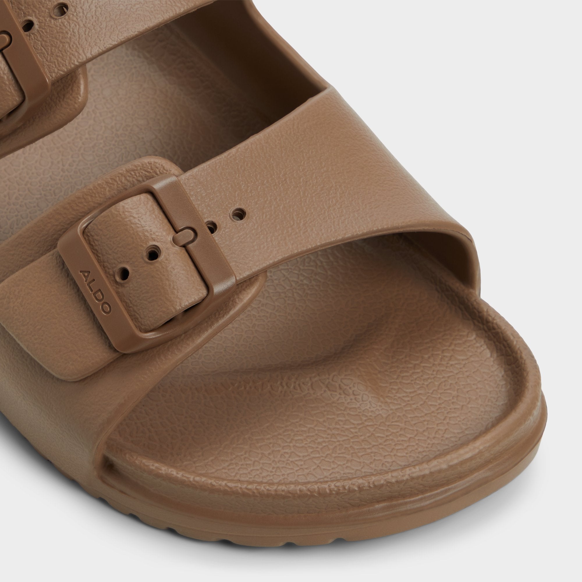 Light Brown Hideo Light Brown Men's Slides - Slide sandal | Aldo