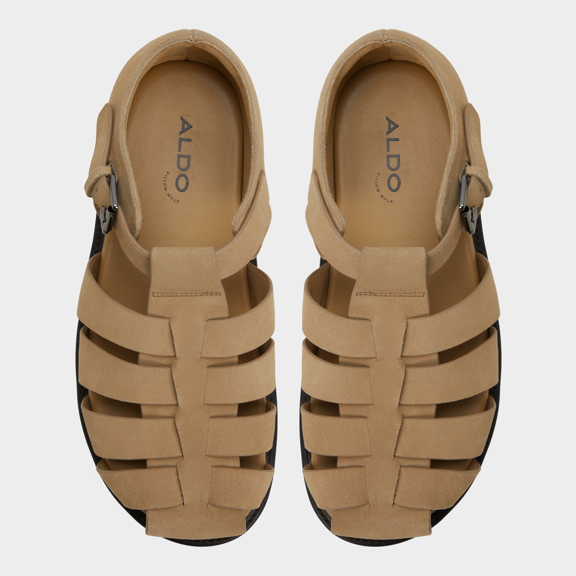Taupe Wildhaven Taupe Men's Sandals & Slides - Flat sandal | Aldo