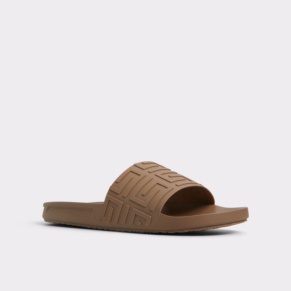 Other Brown Atrani Other Brown Men's Slides - Slide sandal | Aldo