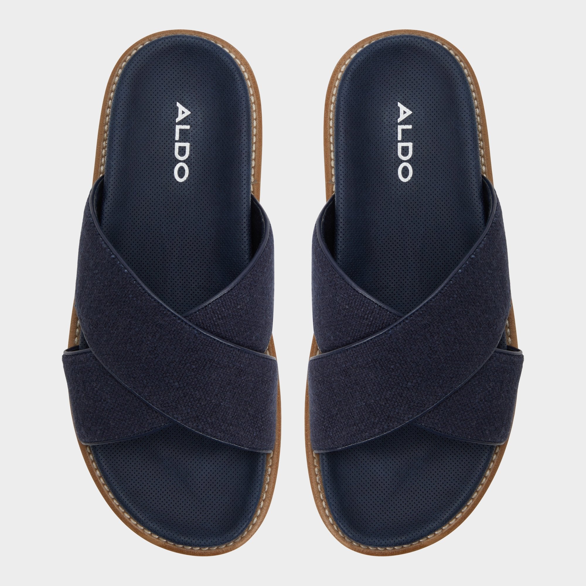 Navy Marrin Navy Men's Slides - Slide sandal | Aldo