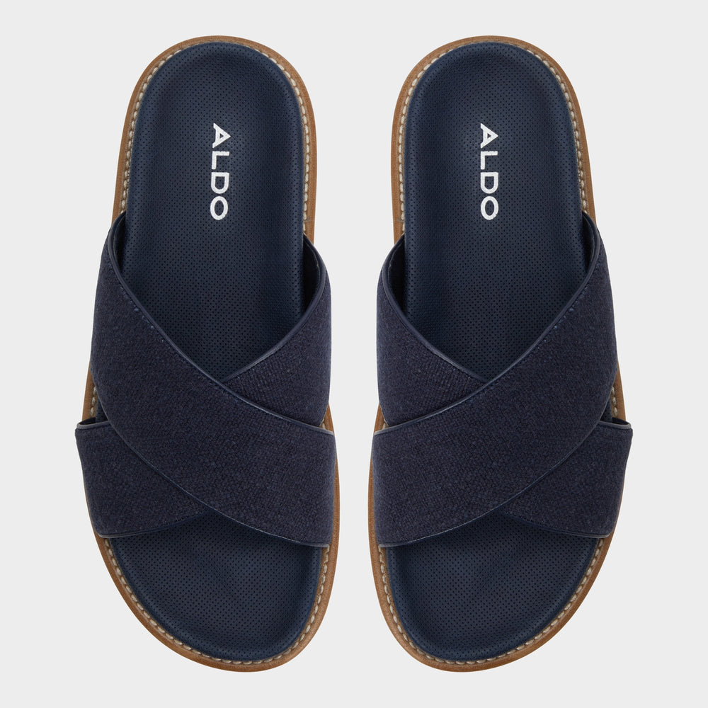 Navy Marrin Navy Men's Slides - Slide sandal | Aldo