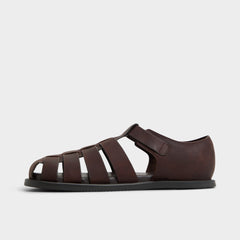 Brown Overflow Wildhaven Brown Overflow Men's Sandals & Slides - Flat sandal | Aldo