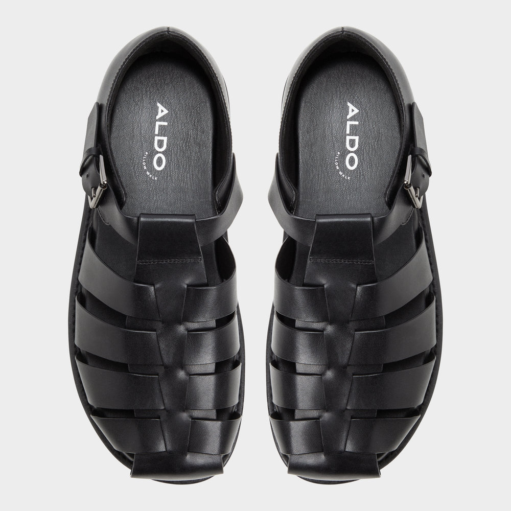 Black Wildhaven Black Men's Sandals & Slides - Flat sandal | Aldo